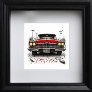 Christine Car Art Print | Stephen King Horror 1958 Plymouth Fury