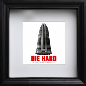 Die Hard Poster | Nakatomi Plaza 80s Action Movie Nostalgia