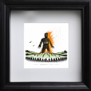The Wicker Man Poster | Folk Horror Print | Pagan | Cult Cinema Ritualistic