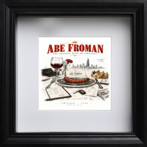 Ferris Bueller Art Print | Abe Froman The Sausage King of Chicago 80s