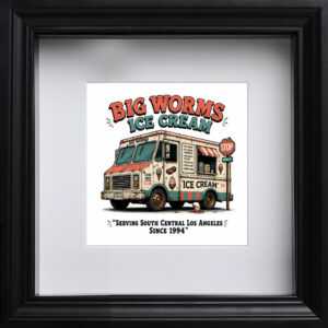 Friday Big Worm Poster | Cult Comedy Wall Art 90s Movie Poster
