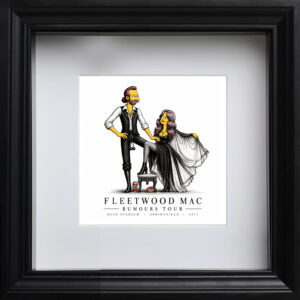 Simpsons Rumours Album Poster | Fleetwood Mac Parody Poster Art